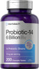 Chewable Probiotics 6 Billion CFUs | 200 Tablets | 14 Probiotic Strains | Vegetarian, Non-GMO & Gluten Free Supplement | by Horbaach