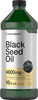 Black Seed Oil | 4600mg | 16 oz | Cold Pressed Nigella Sativa Supplement | Vegetarian, Non-GMO, Gluten Free, and Solvent Free Formula | by Horbaach