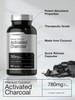 Charcoal Pills 780mg | 320 Capsules | Activated Charcoal from Coconut Shells | Non-GMO and Gluten Free Pills | by Horbaach