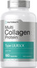 Multi Collagen Protein 2000 mg | 180 Capsules | Type I, II, III, V, X | Collagen Peptide Pills | Keto & Paleo Friendly, Gluten Free Supplement | by Horbaach