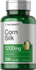 Corn Silk Capsules 1200mg | 200 Count | Non-GMO, Gluten Free Extract Supplement | by Horbaach