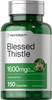 Blessed Thistle 1600 mg | 150 Capsules | Max Potency | Great for Breastfeeding | Non-GMO, Gluten Free Herb Supplement | by Horbaach