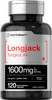 Longjack Tongkat Ali 1600 mg | 120 Capsules | Longifolia Root Extract Powder | Maximum Strength Formula | Non-GMO, Gluten Free | by Horbaach