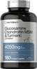 Glucosamine Chondroitin with Turmeric & MSM | 4050 mg | 180 Caplets | Advanced Formula | Non-GMO, Gluten Free | by Horbaach