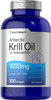 Antarctic Krill Oil | 300 Softgel Capsules | Value Size | Omega 3, EPA, DHA Supplement | with Astaxanthin | Non-GMO, Gluten Free | by Horbaach