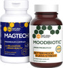 Natural Stacks MagTech Magnesium (90ct) and MoodBiotic Probiotics (30ct) for Memory, Focus, Sleep, Better Mood, Gut Health - 3rd Party Lab Tested, Gluten-Free, Highly Bioavailable, Paleo-Friendly