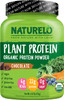 NATURELO Plant Protein Powder, Chocolate, 22g Protein - Non-GMO, Vegan, No Gluten, Dairy, or Soy - No Artificial Flavors, Synthetic Coloring, Preservatives, or Additives - 20 Servings