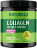 NATURELO Collagen Peptide Powder, Hydrolyzed Collagen Type I & III, Skin Hair & Joint Health - Unflavored, 16 Ounces - 45 Servings