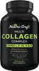 Advanced Multi Collagen Complex - Biotin and Collagen Supplement for Men and Women with BioPerine and Vitamin C - Type 1 2 3 5 & X Collagen Pills for Bone and Joint Support Hair Skin and Nails