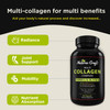 Advanced Multi Collagen Complex - Biotin and Collagen Supplement for Men and Women with BioPerine and Vitamin C - Type 1 2 3 5 & X Collagen Pills for Bone and Joint Support Hair Skin and Nails