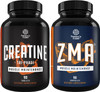 Bundle of Tri Phase Creatine Pills 5g and ZMA Supplements - Muscle Mass Gainer and Muscle Recovery - Muscle Growth Mineral Complex