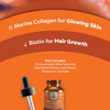 Collagen Biotin Drops for Hair Growth - Liquid Collagen for Women and Men with Biotin 10000mcg - High Bioavailability Liquid Biotin for Hair Growth with Marine Collagen for Fast Thick Hair Regrowth