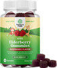 Kids Elderberry Gummies with Zinc and Vitamin C - Delicious Sambucus Black Elderberry Gummies for Kids Immune Support - Daily Kids Immunity Support Gummies Vegan Non-GMO Gluten and Gelatin Free