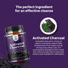 Cleanse and Detox Activated Charcoal Capsules - Purifying Detox Pills with 1200mg Coconut Charcoal Powder for Bloating Relief and Body Detox Cleanse - Active Charcoal for Gut Health - 180 Count