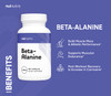 Nui Nutra Beta-Alanine Supplement | 3400mg | 100 Capsules | Helps Build Muscle Mass, Carnosine Levels, & Athletic Performance | Supports Muscular Endurance