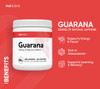 Nui Nutra Guarana Powder Supplement | 80 Grams | 220mg of Natural Caffeine from Guarana Powder in Every Serving | 80 Servings | Brazilian Herbal Supplement | Supports Focus & Energy