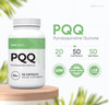 Nui Nutra PQQ (Pyrroloquinoline Quinone) Capsules | 20mg | 50 Capsules | Mitochondrial Growth Support | Promotes Cognitive Health | Non-GMO | for Men and Women