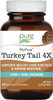 Pure Essence Labs Organic Turkey Tail 4X Mushroom Extract, Vegan Mushrooms Supplement for Immune Building, 30 Capsules