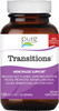 Pure Essence Labs Transitions Vitamins for Women, Natural Menopause Relief Supplement to Promote Hormone Balance, Reduce Hot Flashes, Mood Swings & Night Sweats, 120 Capsules
