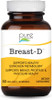 Breast D by Pure Essence - Natural Supplement for Estrogen Balance, Hormonal Acne, and Menopause Support with Vitamin D3 , Calcium, Green Tea & Lycopene - 30 Capsules
