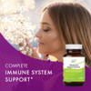 Pure Essence Immune Cellular Support System with Maitake, Reishi, Shitake Mushroom, Spirulina, Colostrum, Fucoidan and More - 60 Tablets
