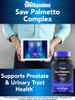 Saw Palmetto Complex with Pygeum Extract, Pumpkin Seed Oil, Vitamin B-6, Zinc, & Uva-Ursi | Prostate Supplement for Men* | Supports Hair Growth* & Urinary Tract Health* | by TNVitamins