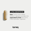 18,000mg 10x Concentrated Ultra High Strength Extract - Made with Organic Lions Mane - 30% Polysaccharides - Highly Concentrated and Bioavailable - 120 Veggie Capsules