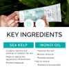 Vitamins and Sea Beauty, Hydrating Exfoliating Face Cleansing Wash Scrub, Deep Pore Cleanser with Monoi Oil and Sea Kelp Seaweed Skincare, 5.1 Fl Oz