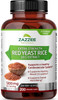 Zazzee Extra Strength Red Yeast Rice 10:1 Extract Capsules 1200 mg, Citrinin Free, 200 Vegan Capsules, Non-Irradiated, Non-GMO and All-Natural, Supports Cardiovascular and Blood Circulation Health