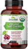 Zazzee USDA Organic Tart Cherry Extract, 120 Vegan Capsules, 3000 mg Strength, Potent 10:1 Extract, USDA Certified Organic, Non-GMO and All-Natural