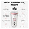 Braun Epilator Silk-pil 9 9-720, Facial Hair Removal for Women, Wet & Dry, Womens Shaver & Trimmer, Cordless, Rechargeable