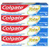 Colgate Total Whitening Toothpaste with Stannous Fluoride and Zinc, Exclusive, Whitening Mint, 4.8 Oz (Pack of 4)