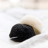 Konjac Sponge  2 Pack of Natural Facial Sponges for Gentle Cleansing and Face Exfoliating Loofah for Use with Wash Cleanser or Oil to Clean Skin 1 White Natural 1 Black Charcoal