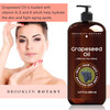 Brooklyn Botany Castor and Grapeseed Oils  100 Pure and Cold Pressed Castor Oil for Hair Growth Eyelashes and Eyebrows  Carrier Oil for Essential Oils Aromatherapy and Massage  16 fl. Oz