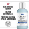Cremo Cooling Formula Post Shave Balm Soothes Cools And Protects Skin From Shaving Irritation Dryness and Razor Burn 4 Oz