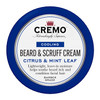 Cremo Beard  Scruff Cream Cooling Citrus  Mint Leaf 4 oz  Soothe Beard Itch Condition and Offer LightHold Styling for Stubble and Scruff Product Packaging May Vary
