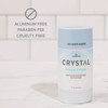 Crystal Magnesium Solid Stick Natural Deodorant NonIrritating Aluminum Free Deodorant for Men or Women Safely and Effectively Fights Odor Baking Soda Free 2.5 oz Clean  Fresh 2.5 oz