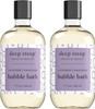 Deep Steep Bubble Bath Lavender Chamomile 17 Ounce Pack of 2