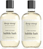 Deep Steep Bubble Bath Pure Coconut 17 Ounces Pack of 2