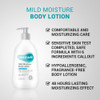 Derma B Mild Moisture Body Lotion Fragrance  for Dry  Sensitive Skin with Witch Hazel and Squalane Unscented Moisturizer 13.5 Fl Oz 400ml