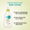 Derma B Fresh Moisture Body Lotion for Intensive Hydration Skin Fresh Clean Scent and Long Lasting Odor Care 13.5 Fl Oz 400ml