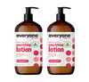 Everyone Nourishing Hand and Body Lotion 32 Ounce Pack of 2 Ruby Grapefruit PlantBased Lotion with Pure Essential Oils Coconut Oil Aloe Vera and Vitamin E Packaging May Vary