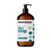 Everyone 3in1 Soap Body Wash Bubble Bath Shampoo 32 Ounce Pack of 2Pacific Eucalyptus Coconut Cleanser with Plant Extracts and Pure Essential Oils