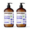 Everyone Nourishing Hand and Body Lotion 32 Ounce Pack of 2 Lavender and Aloe PlantBased Lotion with Pure Essential Oils Coconut Oil Aloe Vera and Vitamin E