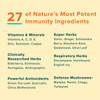 Ultimate Immune Support Vitamin C D E and Zinc  Natural Immunity Booster Multivitamin Herbal Supplement Elderberry  Echinacea Daily Immune Defense  Antioxidant Support.