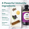 Elderberry Syrup for Immune Support Sambucus Elderberry Supplement Daily Herbal Immune System Support for Kids and Adults Gluten Free 8 Fl oz of Elderberry Soothing Syrup