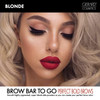 Gerard Cosmetics Brow Bar to Go  Gives Definition for FullerLooking Natural Eyebrows  Perfects Your Brow Color  Blends Seamlessly for Fuss Application  Blonde to Brunette  0.15 oz Makeup