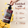 Kundal Sulfate  Moisturizing Shampoo for Dry Damaged Hair with Argan Oil Cherry Blossom 2 bottles X 16.9 oz Sulfate  Paraben  with argan oil