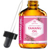 Leven Rose Tamanu Oil 100 Pure Organic Unrefined ColdPressed Tamanu Oil For Hair Skin Nails Acne Scars  2 oz In Dark Amber Glass Bottle with Glass Dropper  100