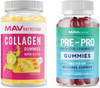 MAV Nutrition Collagen Gummies  Prebiotic  Probiotic Gummies Bundle